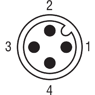 DPI M18 2 fils DC NO P5mm noyé 64(48)mm Laiton 10-30Vdc / M12 4P-Lire la description