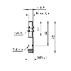 DPI M05 NPN NO P1,6mm noyé lg45mm 10-30Vdc / M08 3P