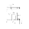 DPI Rect. PNP NO P1,5mm noyé 5x5x46mm Inox 10-30Vdc / M05 4P