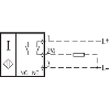 DPI M30 PNP NO/NF P15mm non noyé 118(54)mm Laiton 10-60Vdc / PG9