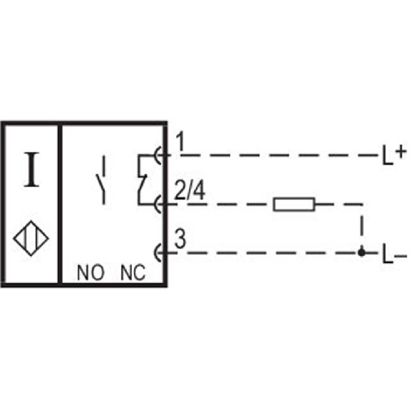 DPI M30 PNP NO/NF P15mm non noyé 118(54)mm Laiton 10-60Vdc / PG9-Lire la description