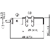 DPI M12 PNP NO+NF P4mm noyé lg44(29)mm Laiton 10-30Vdc / Câble 5m PVC