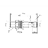 DPI M12 HP PNP NO P6mm quasi noyé lg60mm tout Inox 80bar / M12 4P