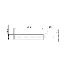 DPI Ø08 NPN NO P1,5mm noyé lg45mm Inox 10-30Vdc / Câble 5m PUR