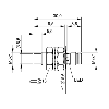 DPI M08 PNP NO P4mm non noyé 30(14,5)mm Inox 10-30Vdc / M08 3P