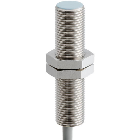 DPI M12 NPN NF P4mm noyé lg50mm Laiton 10-30Vdc / Câble 2m PVC-Lire la description