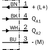 DPI M12 ANA 4-20mA/0-10V P0-6mm quasi-noyé 50mm Laiton / M12 4P