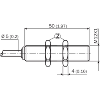 DPI M12 ANA 4-20mA/0-10V P0-6mm quasi-noyé 50mm Laiton / M12 4P