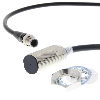 DPI M18 2 fils DC NO P11mm noyé Laiton / M12 4P+C0.3m
