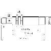 DPI M18 PNP NF P8mm non noyé lg69(42)mm Laiton 10-30Vdc / M12 4P