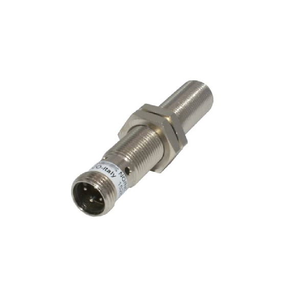 DPI M12 PNP NO P2mm noyé 65(50)mm Laiton 10-30Vdc / M12 4P-Lire la description