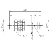 DPI M12 2 fils DC NF P3mm noyé 50(35)mm Laiton / M1 4P