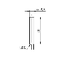 DPI D6,5 PNP NF P3mm noyé lg40mm Métal 6-36Vdc IP67 / Câble 2m