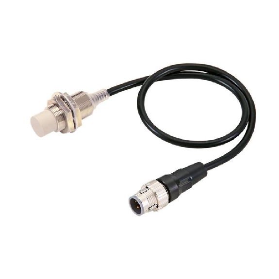 DPI M18 PNP NO P16mm non noyé IO-Link COM3 55mm Laiton M12 4P+C0.3m-Lire la description