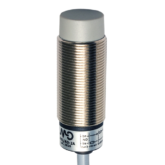 DPI M18 2 fils DC NO P5mm non noyé Laiton 10-30Vdc Câble 5m PVC-Lire la description