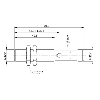 DPI M12 PNP NO P2mm noyé Inox / M12 4P