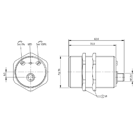 DPI M40 ANA 0-10V P0-20mm noyé lg82(70)mm Laiton 20-30Vdc / M12 4P DPI M40 ANA 0-10V P0-20mm noyé lg82(70)mm Laiton 20-30Vdc / M12 4P-Lire la description