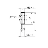 DPI M08 2 fils NAMUR ATEX P1,5mm noyé lg41(25)mm 5-30Vdc / M08 3P