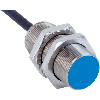 DPI M18 PNP NO P8mm noyé IO-Link 40(35)mm Inox V2A +100°C / C2m PUR