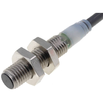 DPI M08 NPN NF P2mm noyé lg40(27)mm Inox / Câble 2m-Lire la description