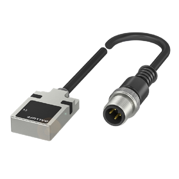 DPI Rect. PNP NO+NF P7mm noyé 20x8x32mm 10-30Vdc / M12 4P+C0.2m-Lire la description