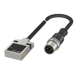 DPI Rect. PNP NO+NF P7mm noyé 20x8x32mm 10-30Vdc / M12 4P+C0.2m-Lire la description