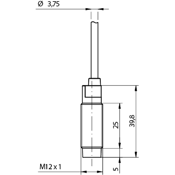 DPI M12 NPN NO Câble non noyé STD-Lire la description