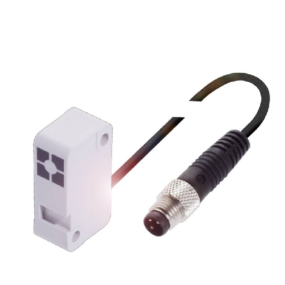 DPI Rect. PNP NO P2mm noyé 30x10,5x16,5mm 10-30V / M08 3P+C0.2m-Lire la description