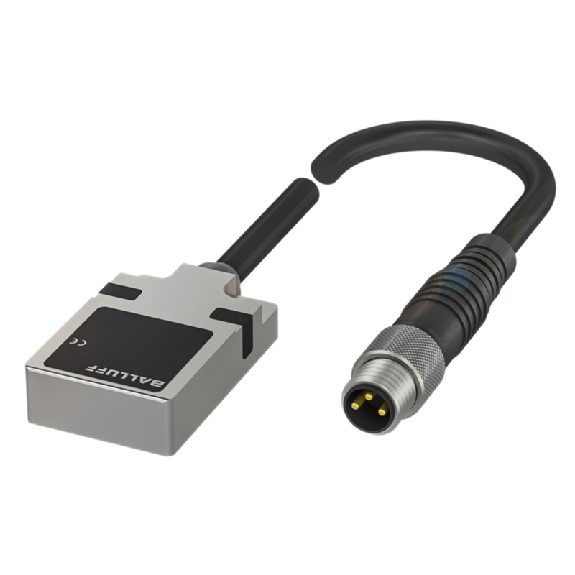 DPI Rect. PNP NO P7mm noyé 20x8x32mm 10-30Vdc / M08 3P+C0.2m-Lire la description