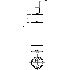 DPC M30 PNP NF P15mm noyé 98(59)mm Laiton / M12 4P