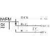 DPI Rect. ANA 4-20mA P2-3mm noyé 35x20x12mm 15-30Vdc / M08 3P