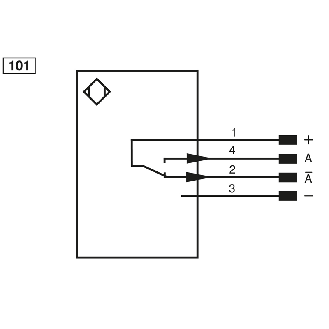 DPI M18 PNP NO+NF P8mm noyé 63.5(43.5)mm Laiton / M12 4P-Lire la description