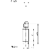 DPI M12 PNP NF Câble non noyé LD