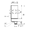 DPC M30 PNP NO P4-15mm Pot. lg82mm Laiton IP65 / M12 4P
