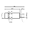 DPI M18 PNP NO P5mm noyé lg65(50)mm Laiton 10-30Vdc / M12 4P