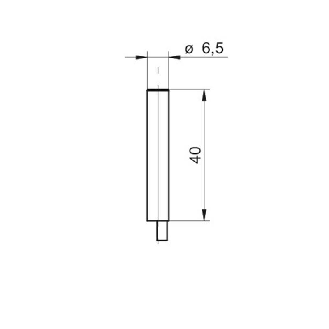 DPI D6,5 ANA 0-10Vdc P0-3mm quasi-noyé lg46mm 12-30Vdc / Câble 2m-Lire la description