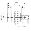 DPI M30 PNP NO P15mm non noyé lg57(29,5)mm Laiton 10-30Vdc / M12 4P