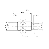 DPI M18 PNP NO P8mm non noyé lg54(29)mm Laiton / M12 4P