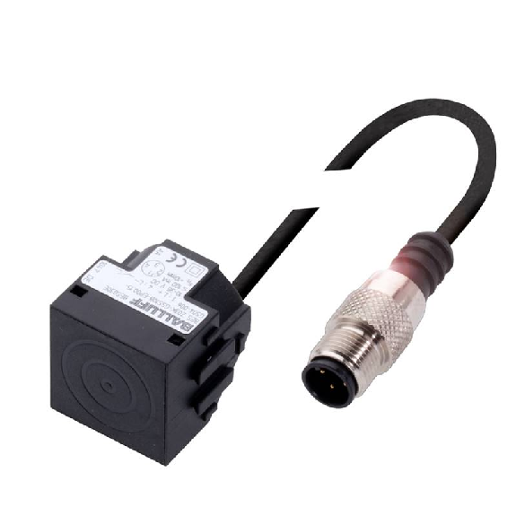 DPI Rect. 2 fils DC NO P10mm 26x26x43mm Plast. / M12 4P+C0.15m-Lire la description