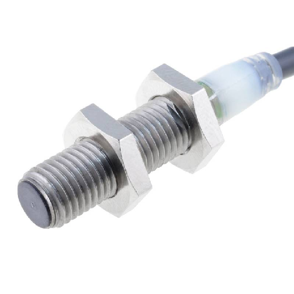 DPI M08 PNP NO P2mm noyé lg40(27)mm Inox / Câble 5m-Lire la description