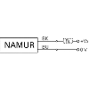 DPI M08 2 fils NAMUR ATEX P2mm non noyé 25mm 5-30Vdc / Câble 2m PVC