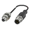 DPI M08 PNP NO P1,5mm noyé lg30mm Inox 10-30Vdc / M12 4P+C1m