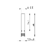 DPI D6,5 ANA 0-10Vdc P0-3mm quasi-noyé lg46mm 12-30Vdc / M08 3P