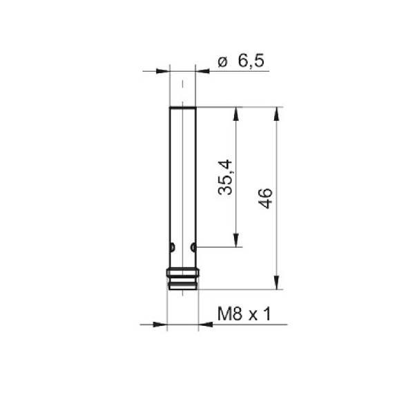DPI D6,5 ANA 0-10Vdc P0-3mm quasi-noyé lg46mm 12-30Vdc / M08 3P DPI D6,5 ANA 0-10Vdc P0-3mm quasi-noyé lg46mm 12-30Vdc / M08 3P-Lire la description