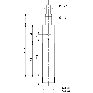 Cap.M18,PNP-NO+NF,Cable,Nsch-LD-Lire la description