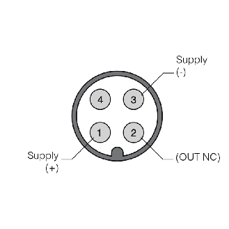 DPC M30 NPN NF P15mm noyé 98(59)mm Laiton / M12 4P-Lire la description