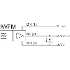 DPI Rect. ANA 1-9Vdc P2-5mm noyé 35x20x12mm 15-30Vdc / M08 3P