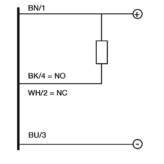 DPC M30 NPN NO P20mm non noyé 98(47)mm Laiton / M12 4P-Lire la description