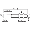 DPI M08 ANA 0-10V P0-4mm quasi-noyé 66(44)mm Laiton 15-30Vdc / M12 4P