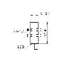 DPI M12 NPN NF P4mm noyé lg30mm Laiton 10-30Vdc / Câble 2m